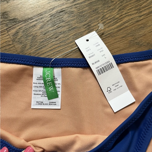 J Crew 90s no tie string bikini bottom - Picture 4 of 6